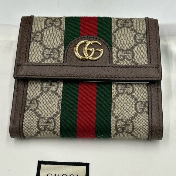 Unisex Gucci, Ophidia, GG French flap bifold wall made in Italy - Picture 7 of 10